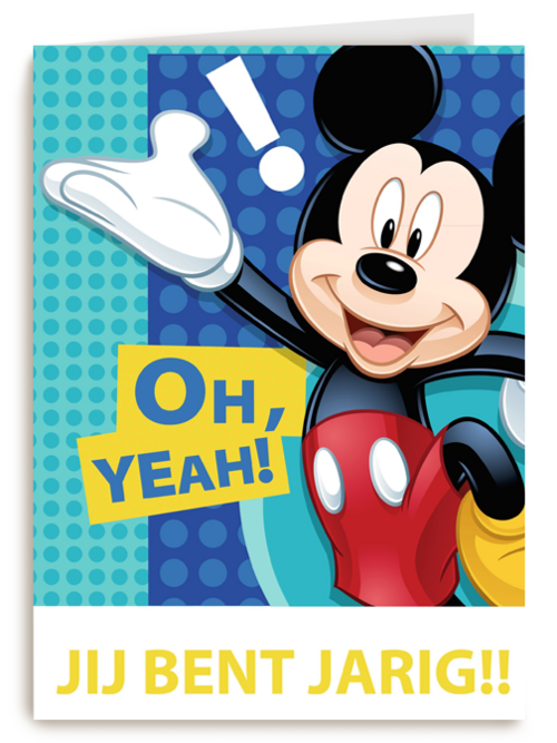 oh yeah jij bent jarig met mickey