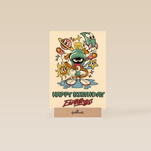 happy birthday earthlings met Marvin the martian