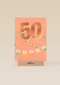 Verjaardagskaart happy 50