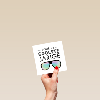 voor de coolste jarige zonnebril
