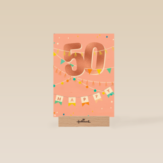 Verjaardagskaart happy 50