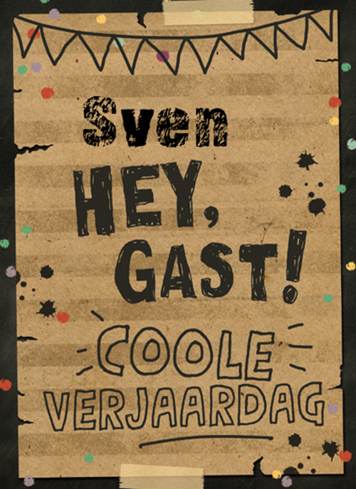 verjaardag tiener coole