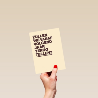 verjaardagskaart vrouw man grappig terugtellen