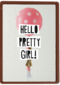 geboorte dochter hello pretty girl