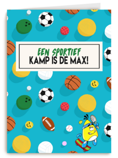 Sporta sportieve Op kamp kaart