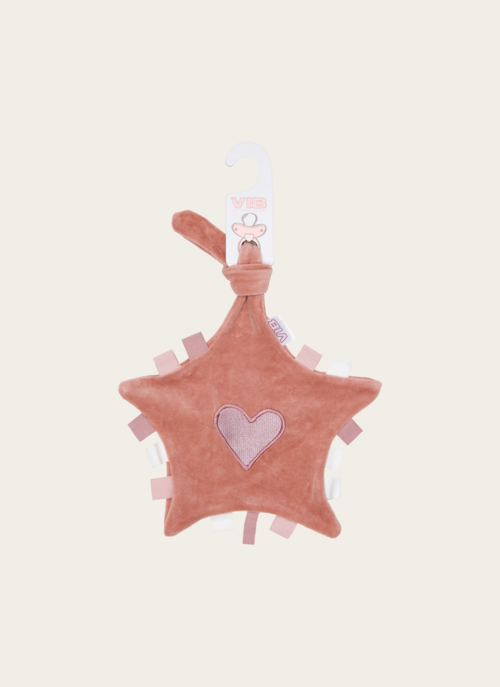 Tutteldoekje Hart Oud Roze | Vib Cadeau Baby |