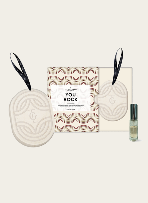 The Gift Label Cadeauset Geursteen You Rock | The Gift Label Cadeau Woonaccessoires |