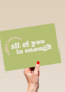 valentijn vriendschap kaart all of you is enough