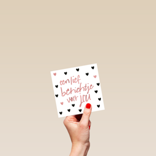 hartjes een lief berichtje voor jou powervrouw