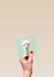 Blanco kaart alpaca