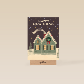 Verhuisd kaart kerst periode
