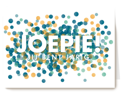 verjaardag man hip joepie jij bent jarig