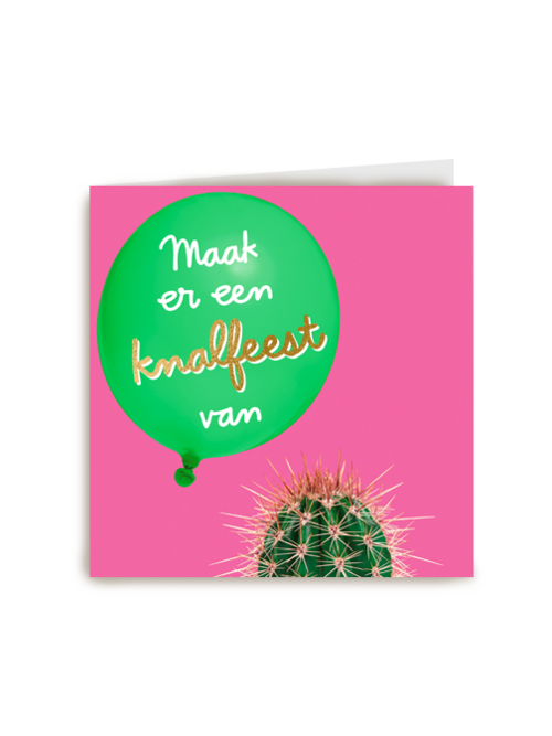 Verjaardagskaart Hallmark | Cactus Knalfeest