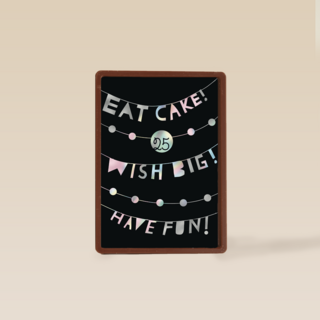 verjaardag leeftijden eat cake wish big have fun