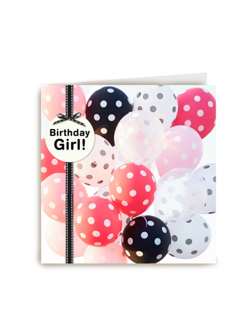 Verjaardagskaart Hallmark | Birthday Girl Ballonnen