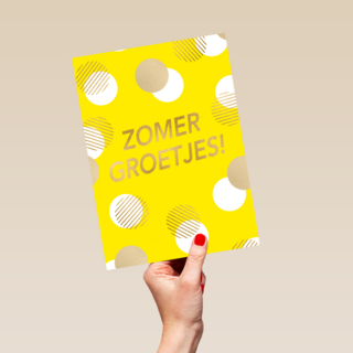 zomer kaart klassiek zomer groetjes