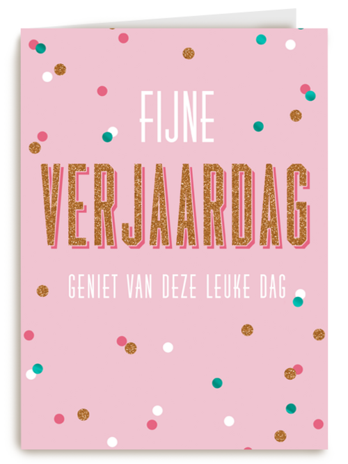 Verjaardagskaart Hallmark | Verjaardag Kaart Vrouw Fijne Verjaardag Geniet Van Deze Leuke Dag