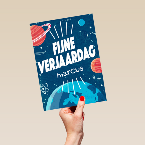 een verjaardag uit de ruimte