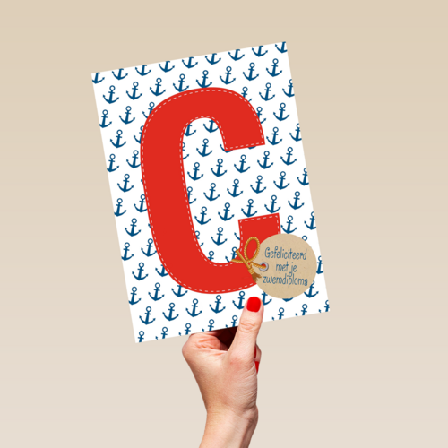 gefeliciteerd met je zwemdiploma C