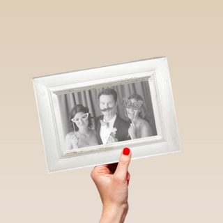 fotokaart liggend fotolijst blanco