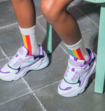Eat My Socks Kids Rainbow Cake Sokken