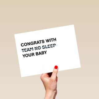 congrats with no sleep