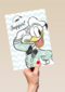 disney adult donald duck topper
