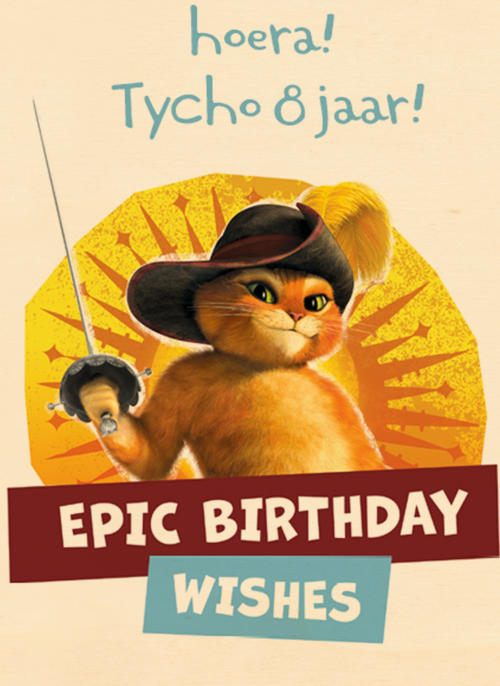 Puss in boots epic birthday wishes