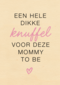 moederdag kaart een hele dikke knuffel voor deze mommy to be