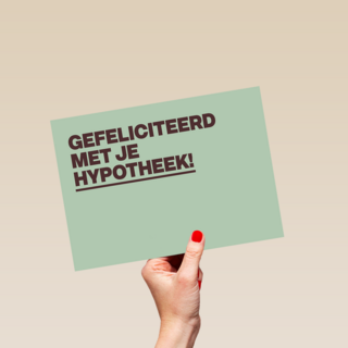 nieuwe woning kaart andc gefeliciteerd met je hypotheek