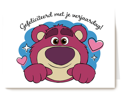 Kaart | Verjaardag | Disney Lotso Gefeliciteerd Verjaardag