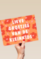 Opa en oma kaart groetjes van de kleinkids