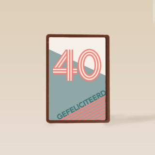 40 jaar gefeliciteerd