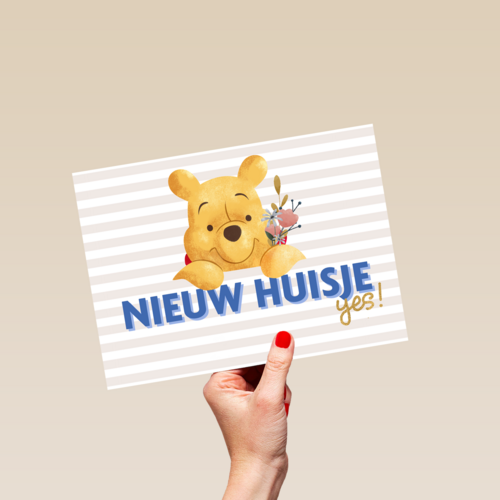 Winnie de Poeh nieuw huisje yes