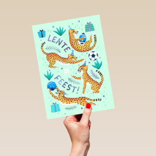 Lentefeest luipaard ballen