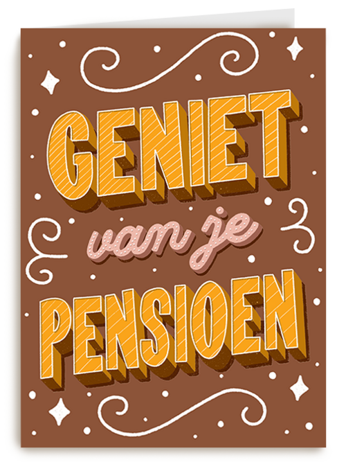 Kaart Hallmark | Pensioen | Pensioen Kaart Geniet Van Je Pensioen