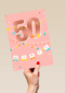 Verjaardagskaart happy 50