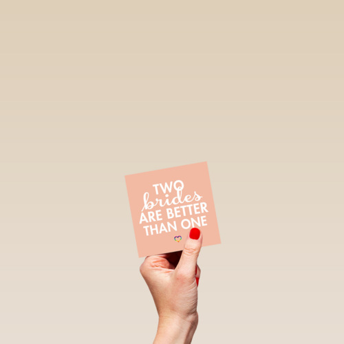 two brides are better than one