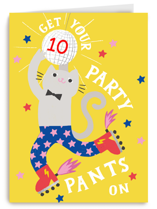 Verjaardagskaart Hallmark | Get Your Party Pants On