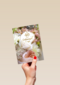 Huwelijkskaart 40 jaar getrouwd foto met bloemen
