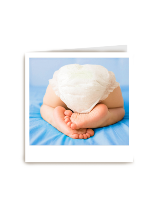 Polaroidkaart baby zoon