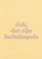verjaardag kaart lachrimpels