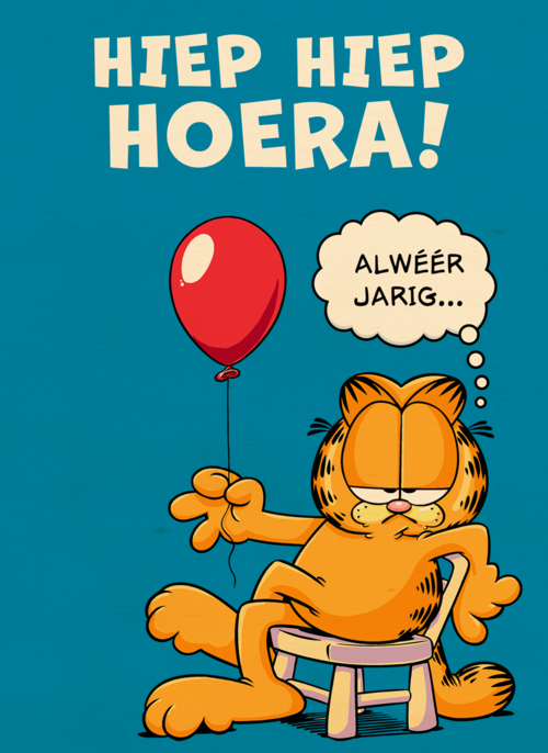 Garfield Alweer jarig
