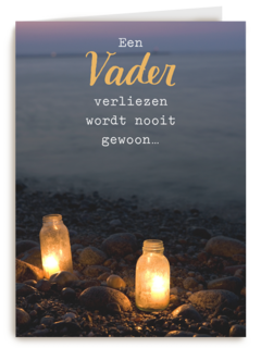 een vader verliezen wordt nooit gewoon