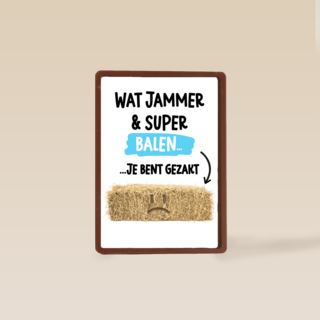 gezakt kaart balen
