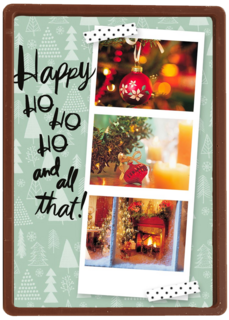kerstkaart fotokaart happy hohoho and all that
