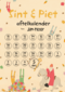 Sinterklaaskaart Sint en piet aftelkalender