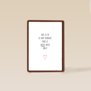 sterkte wat je in je hart bewaard