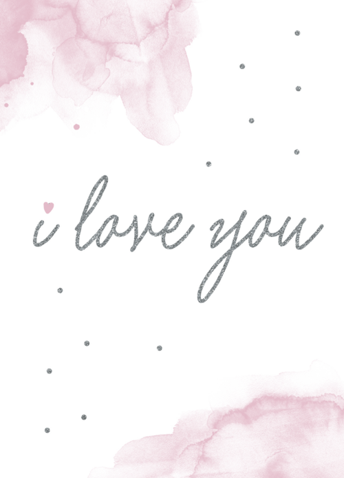 Ansichtkaart I love you