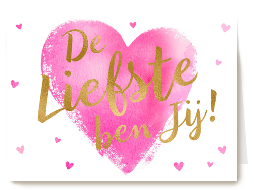Kaart Hallmark | Valentijn | Valentijn De Liefste Ben Jij Met Groot Hart